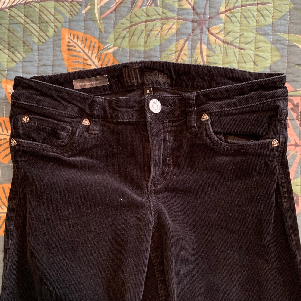 KUT corduroy bootcut jeans